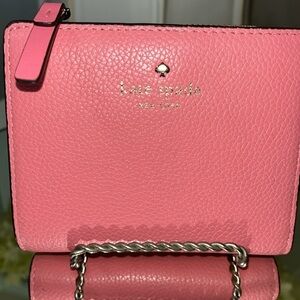 Kate Spade Small Shawn Larchmont Ave Wallet Crina Coral